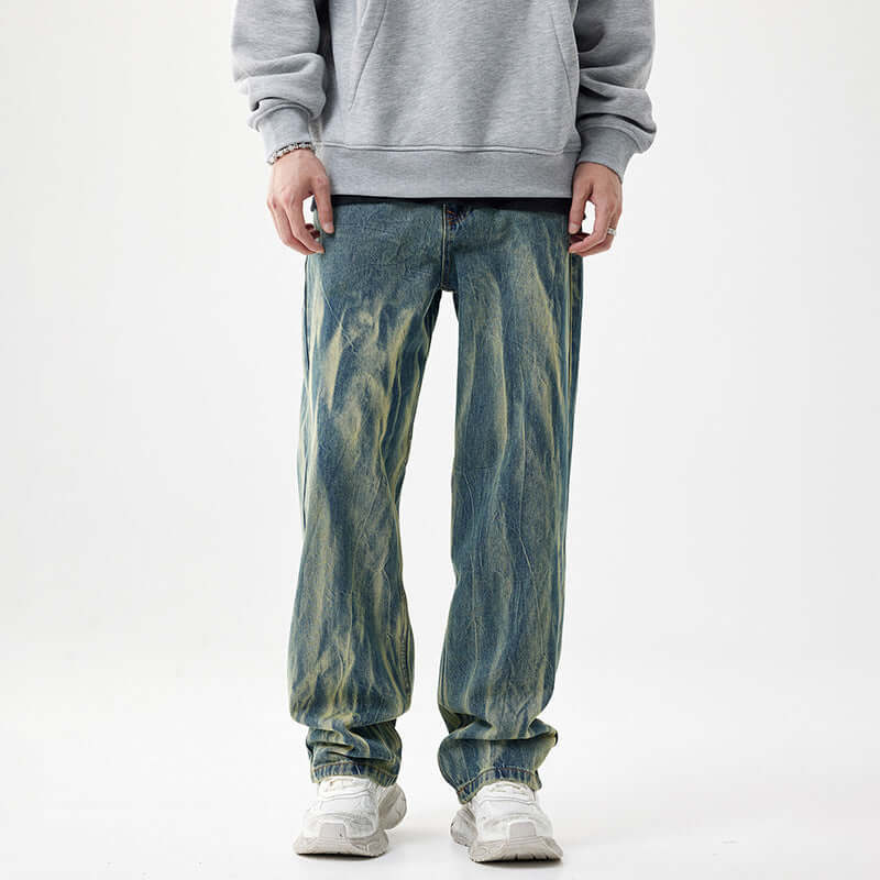 Fashion Casual All-match Men's Loose Jeans