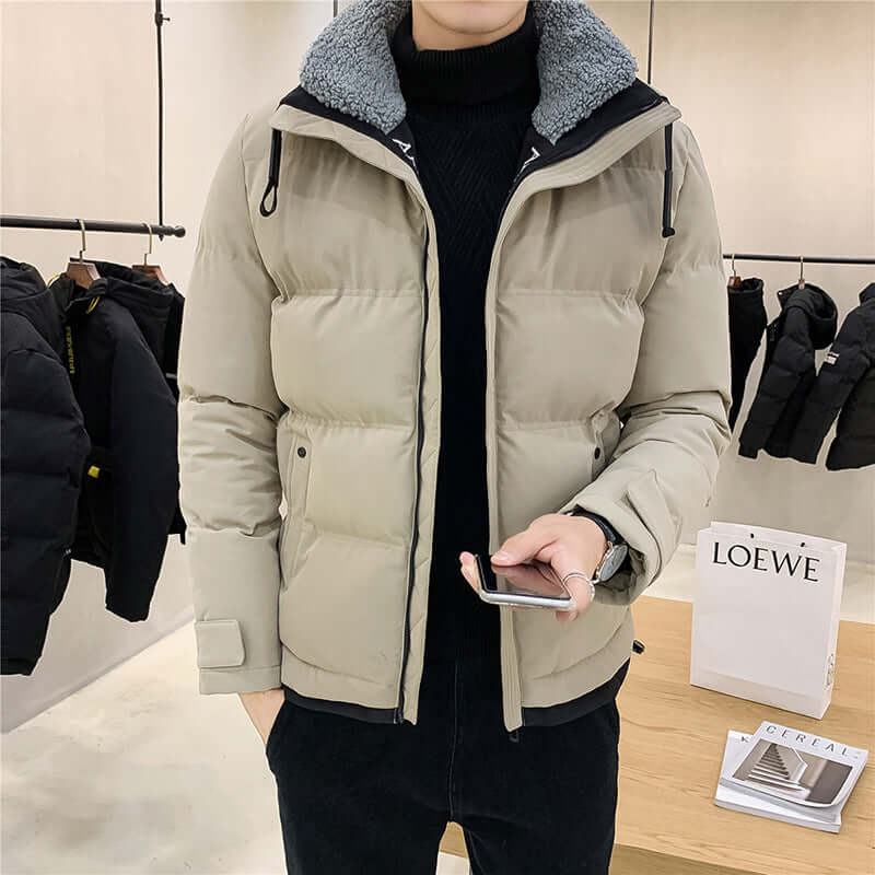 Zip casual coat