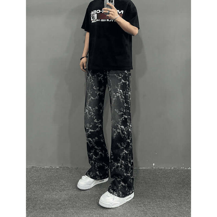 Hig Street Pu Shuai Hip Hop Weila High Quality Fried Street Trousers