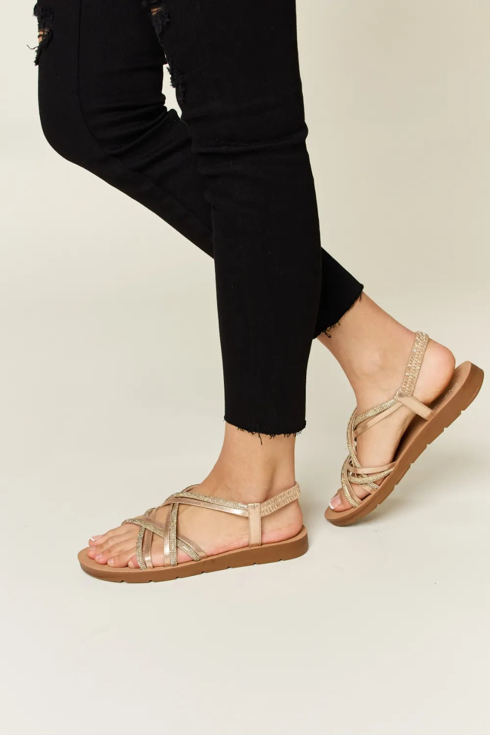 Beige sandals